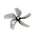 Hélices 3 Polegadas Gemfan D76 5 pás (1 Set 2CW 2 CCW) - Imagem 1