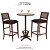 Conjunto mesa bar em banquetas em madeira - Imagem 2