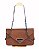 Bolsa Envelope Marrom Onix - Imagem 1