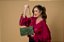 Versare Verde Dourado Bolsa de Couro - Imagem 3