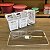 Organizador Clear Fresh - 5 Litros - 3 cestos internos - Imagem 7