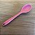Colher de Silicone Duplo - Rosa - Imagem 1