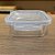 Pote de Vidro Quadrado - 740ml - Transparente - Imagem 1