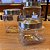 Conjunto 3 Potes de Vidro com Tampa Aço - Quadrado - 790ml / 1,2L / 1,6L - Imagem 1