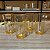 Kit 4 Copos Wave Âmbar - 350ml cada - Imagem 3