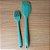 Kit Utensílios de Silicone Verde Escuro – Espátula Pão Duro + Pincel - Imagem 1