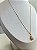 Colar pmGira Cravejado Strass Dourado Premium - Imagem 1