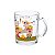 Caneca de Vidro 320ml Festa Junina Decorada - Imagem 1