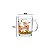 Caneca de Vidro 320ml Festa Junina Decorada - Imagem 3