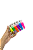 Marcador Marca Texto Peixinho Cores Neon - Imagem 1