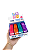 Borracha Bichinhos Escolar Diversas Cores - Imagem 1