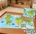 Quebra Cabeça Mapa Mundi 100 Peças - Imagem 3