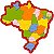 Mapa Brasil - Regiões - Estados e Capitais (3 anos+) - Imagem 2