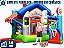 Pula-Pula HAPPY STORE (para local interno em cerâmica) (5x1: pula-pula, bolinhas, mini-escorrego, obstáculo e atividades) (área total: 4,5m x 4m / altura: 2,1m) - Imagem 1