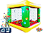 Piscina de Bolas CUBO DAS CORES (2,50 x 2,50m / altura: 2,50m) - Imagem 1