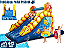 Toboágua FUNDO DO MAR para piscina (2x1: escorregador e escalada) (4m x 3m / altura: 3m) - Imagem 1