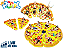 Kit com 2, 4 ou 8 Boias Fatias de Pizza Gigante - Imagem 1