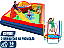 PROMO KIT: MINI-Cama Elástica + ESPAÇO BABY (4x1: bolinhas, escorregador, gangorras e opcional de mini-cama elástica) (área do espaço baby: 3m x 3m) (área da mini-cama: 1,5m x 1,5m) - Imagem 1