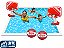 Basquete Aquático SPLASH PREMIUM RED DOUBLE para piscina (duas cestas) (altura: 1m) - Imagem 1