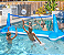 Vôlei Aquático Inflável SPLASH NET (Biribol) (2,8m de comprimento) - Imagem 3