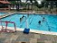 Vôlei Aquático SPLASH PREMIUM para piscina (Biribol) (rede ajustável: 4,5m até 7,5m / adaptável nas piscinas) - Imagem 7