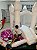 Pula Pula CASTELINHO BRANCO BABY com BOLINHAS COR-DE-ROSA (para local interno em cerâmica) (3x1: pula-pula, bolinhas e mini-escorrego) (área total: 3,5m x 3m / altura: 2,40m) - Imagem 3