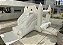 Pula-Pula CASTELINHO BRANCO PREMIUM com espaço para BOLINHAS (3x1: pula-pula, rampa e bolinhas) (4m x 2,5m / altura: 2m) - Imagem 5
