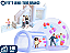 FESTA LUXO: BUBBLE HOUSE PREMIUM (4m x 5,5m/ altura: 3,10m) e Pula-Pula CASTELINHO BRANCO PREMIUM (4m x 2,5m / altura: 2m) - Imagem 1