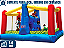 Pula Pula GAME & FUN (para local interno em cerâmica) (3x1: pula pula, obstáculos, escalada) (área total: 4,5m x 3m / altura: 2,30m) - Imagem 1