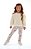 Conjunto Infantil Feminino Blusão e Legging Flanelada Up Baby - Imagem 1