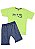 Conjunto Infantil Masculino Neon Meia Manga e Bermuda Upbaby - Imagem 1