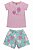 Pijama Infantil Feminino Suedine Moranguinho Upbaby - Imagem 2
