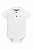 Camisa Polo Bebê Suedine Body Branco - Up Baby - Imagem 1