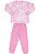 Pijama Infantil Feminino Soft Patins Roller - Imagem 1