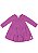 Vestido Bebê Manga Longa Fucsia - Imagem 1