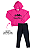 Conjunto Moletom Infantil Feminino Pink - Imagem 1