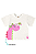 Blusa Infantil Feminina Manga Curta Dino Up Baby - Imagem 2