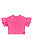 Blusa Cropped Infantil Pink Neon Quimby - Imagem 1