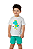 Conjunto Infantil Masculino Camiseta Dinossauro e Bermuda Vrasalon - Imagem 1