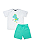 Conjunto Infantil Masculino Camiseta Dinossauro e Bermuda Vrasalon - Imagem 2