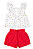 Conjunto Infantil Feminino Vermelho - Imagem 3