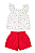 Conjunto Infantil Feminino Vermelho - Imagem 2