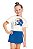 Conjunto Infantil Feminino Blusa e Short Saia - Imagem 1