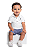 Conjunto Bebê Menino Polo Branca e Bermuda - Imagem 1