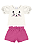 Conjunto Infantil Feminino Blusa Gatinha e Short - Imagem 1