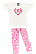 Conjunto Infantil Feminino Blusa e Legging Floral - Imagem 2