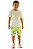 Conjunto Infantil Masculino Camiseta e Bermuda Safari Neon - Imagem 1