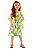 Vestido Infantil Manga Curta Safari Up Baby - Imagem 1