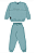Conjunto Moletom Infantil Masculino Azul Flanelado - Imagem 3
