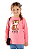 Blusa Infantil Feminina Manga Longa em Meia Malha Up Baby Rosa - Imagem 1